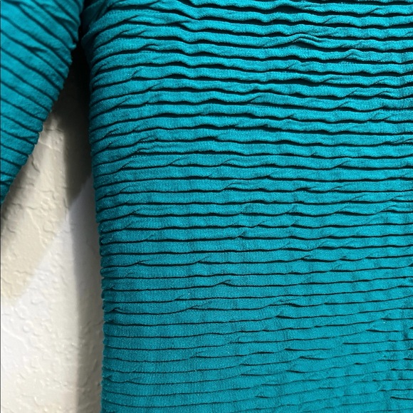 River Island | Formal Short Sleeve Textured Mini Dress in Aqua Blue - Picture 2 of 6